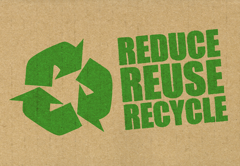 Reduce Reuse Recycle Illustration