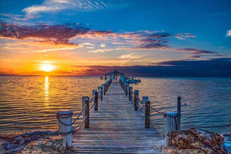 Florida Keys Pier at Sunrise